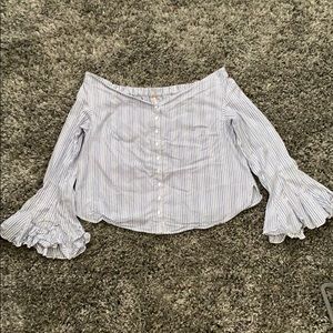 Free People Off the Shoulder Top